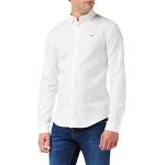 Camisas blancas de algodón de traje  rebajadas Tommy Hilfiger Sport talla M de materiales sostenibles para hombre 