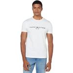 Camisetas blancas de algodón de manga corta rebajadas tallas grandes manga corta con logo Tommy Hilfiger Sport talla XXL de materiales sostenibles para hombre 
