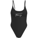 Trajes negros de poliamida de baño Tommy Hilfiger Sport talla M para mujer 