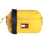 Bolsos medianos amarillos de tela con logo Tommy Hilfiger Sport para mujer 