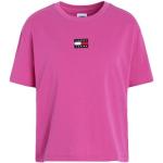 Camisetas lila de poliester de manga corta manga corta con cuello redondo de punto Tommy Hilfiger Sport talla XS de materiales sostenibles para mujer 