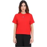 Camisetas rojas de poliester de algodón  rebajadas de verano informales con logo Tommy Hilfiger Sport talla L para mujer 