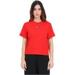 Camisetas rojas de poliester de algodón  rebajadas de verano informales con logo Tommy Hilfiger Sport talla S para mujer 