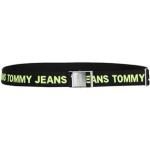Cinturones negros de poliester con hebilla  largo 90 Tommy Hilfiger Sport para hombre 