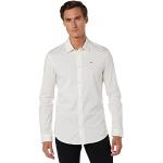 Camisas blancas de algodón de traje  rebajadas Clásico Tommy Hilfiger Sport talla S de materiales sostenibles para hombre 