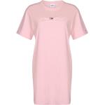 Vestidos rosas de algodón rebajados Tommy Hilfiger Sport talla S para mujer 