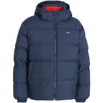 Abrigos azules de poliester con capucha  manga larga acolchados Tommy Hilfiger Sport talla XL de materiales sostenibles para hombre 