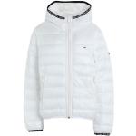 Abrigos blancos de poliamida con capucha  manga larga acolchados Tommy Hilfiger Sport talla XL para mujer 