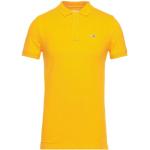 Polos amarillos de algodón de manga corta manga corta con logo Tommy Hilfiger Sport talla XS para hombre 