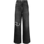 Jeans baggy negros de denim Tommy Hilfiger Sport para mujer 