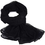Bufandas negras de poliester transpirables de camuflaje Talla Única para mujer 