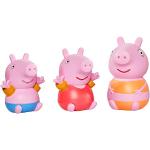 Toomies Tomy Peppa Pig, Mummy Pig, Peppa & George Bath Squirters, Juguetes de baño para bebés, Juguetes de baño para niños para Juegos acuáticos, Accesorios de baño Divertidos para bebés y niños