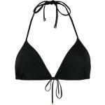 Bikinis triángulo negros de poliamida Dolce & Gabbana con lazo para mujer 