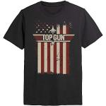 Camisetas negras de algodón de algodón  Top Gun talla M para mujer 
