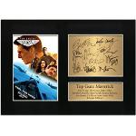 Top Gun Maverick - Póster de Tom Cruise firmado en formato A4, con autógrafo impreso en formato A4, n.º 114