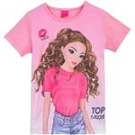 Top Model Niña T-Shirt, Camiseta con Talita 75051 Pink, Talla 164, 14 años