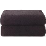 Juegos de toallas negros de algodón 50x100 