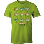 Tortues Ninja Metmntdts025 Camiseta, Verde, S para
