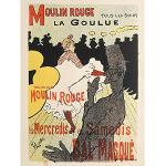 Toulouse-Lautrec Dancer La Goulue Moulin Rouge Advert Unframed Wall Art Print Poster Home Decor Premium Bailarín Publicidad pared Póster Casa