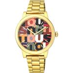 Relojes dorados de oro de pulsera analógicos Tous para mujer 