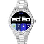 Smartwatches plateado de plata digital con correa de plata Tous para hombre 