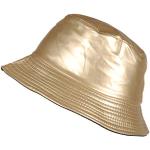 Sombreros dorados de cuero para la lluvia Toutacoo talla M para mujer 