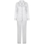 Pijamas largos blancos de poliester tallas grandes talla XS para mujer 
