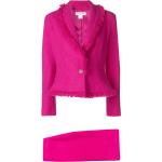 Trajes rosas de seda con falda vintage Dior talla L para mujer 