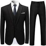 Chalecos negros de viscosa de traje formales talla M para hombre 