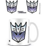 Transformers Decepticon símbolo Taza de cerámica, Multicolor