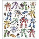 Transformers - Pegatinas (15 x 16,5 cm, aprox. 19