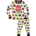 Transformers Pijama para Niños Ajuste Ceñido Gris 6-7 Años