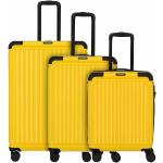 Set de maletas amarillas rebajadas con cierre Travelite para mujer 