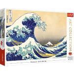 Trefl-La Gran Ola Ante Kanagawa, 1000 Piezas, Colección de Arte, Adultos y niños a Partir de 12 años Puzzle, Color, Hokusai katsushika