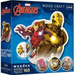 Puzzles multicolor de madera de madera Avengers 