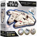 Puzzles multicolor de madera de madera Star Wars de astronautas y universo 