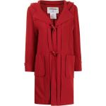 Abrigos rojos de lana con capucha  manga larga chanel talla S para mujer 