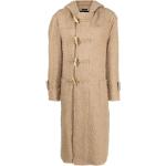 Abrigos marrones de lana con capucha  manga larga R13 para mujer 