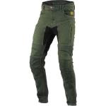 Jeans stretch verdes rebajados transpirables talla XS para mujer 