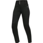 Jeans stretch negros de poliester ancho W32 largo L32 transpirables talla XXS para mujer 