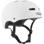 TSG Helm Skate BMX Injected Colors Solid Color, Unisex, Blanco, L/XL
