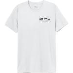 TUPAC SHAKUR Metupacts012 Camiseta, Blanco, XS para Hombre