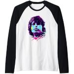 TV Times Jim Morrison Retro Pop Art estilizado Camiseta Manga Raglan