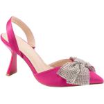 Zapatos destalonados rosas de satén rebajados talla 36 para mujer 