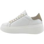 TWIN SET Sneakers con Dettaglio a Contrasto Bianco Ottico Parchment