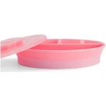 Twistshake Divided Plate plato con compartimentos con tapa Pink 6 m+ 1 ud