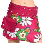 Minifaldas rojas de algodón mini hippie Ufash Talla Única para mujer 