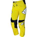 UFO Mizar Pantalones de Motocross de los cabritos, negro-amarillo, tamaño 30 para Niños