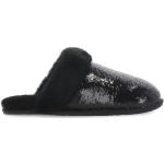 Zapatillas negras de piel de oveja de piel UGG Australia con lentejuelas talla 38 para mujer 