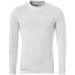 Camisetas interiores deportivas blancas de poliester rebajadas con logo Uhlsport talla S para hombre 